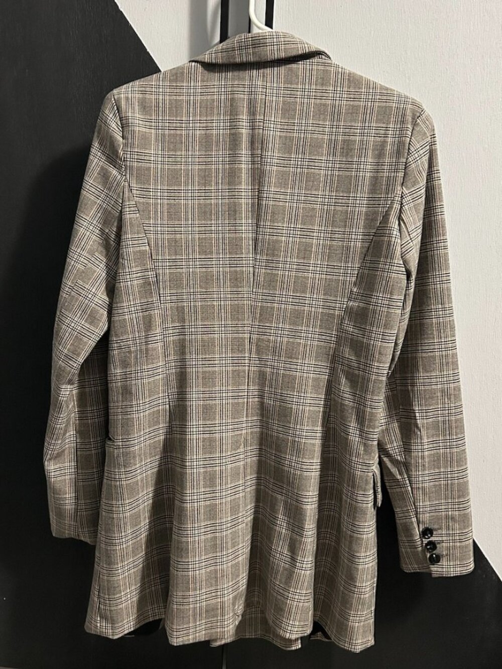 Rachel Zoe Plaid Double Breasted OPEN FRONT Blazer Office Academia Women's S - Picture 8 of 12